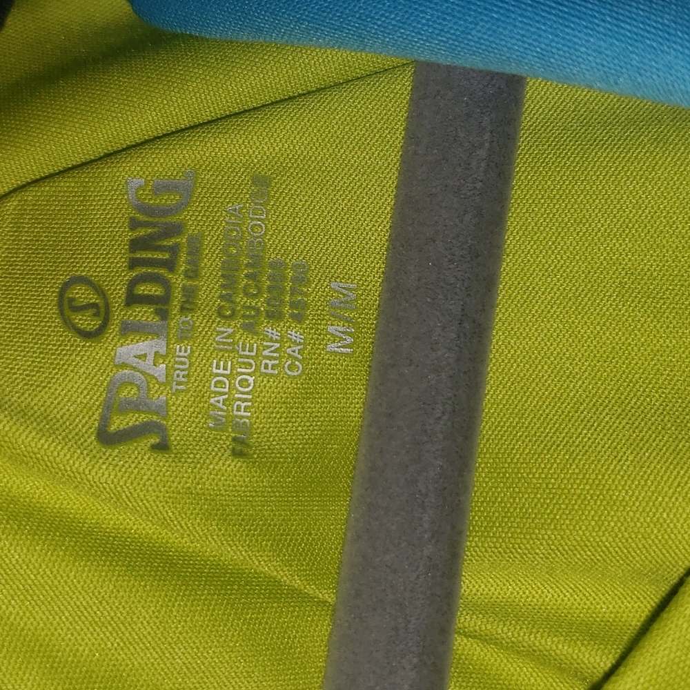 2 Spalding Workout T shirts Blue and Green - Picture 3 of 10